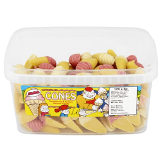 Picture of Alma Candy Cones 7c x120